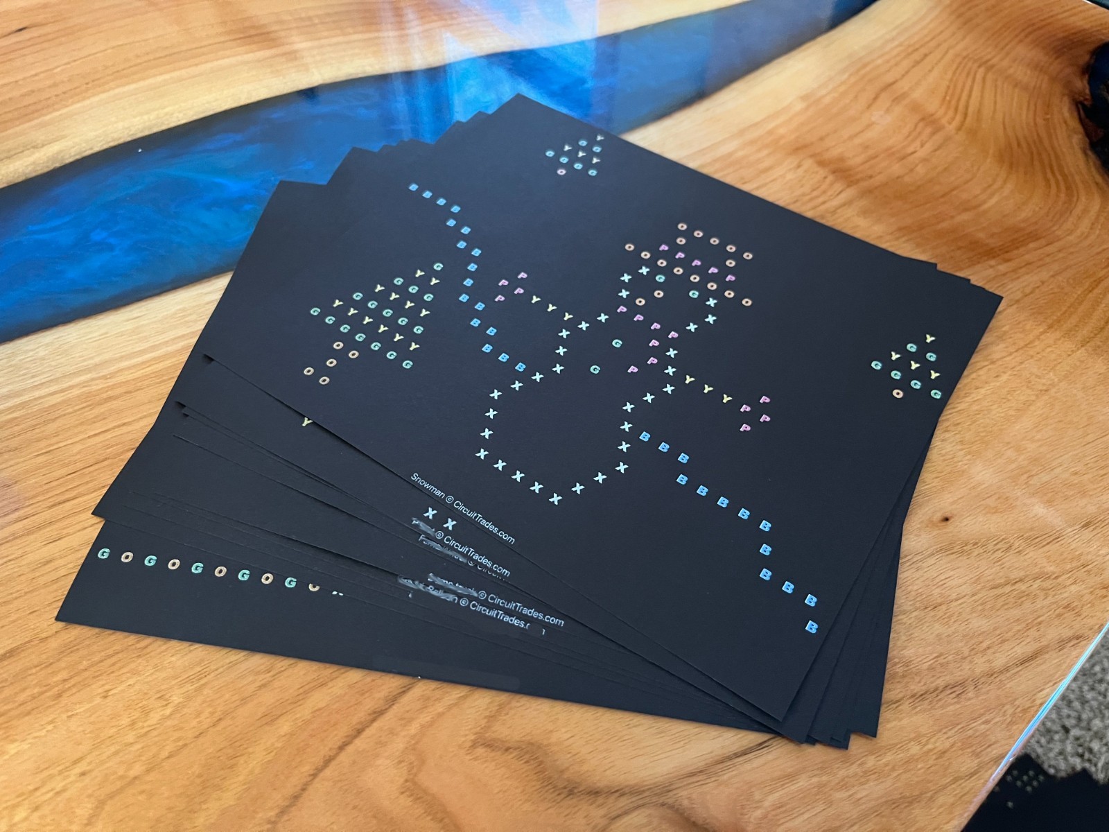 Christmas Theme - Pattern Refill Sheets for Lite Brite Ultimate Classic 12 Pack