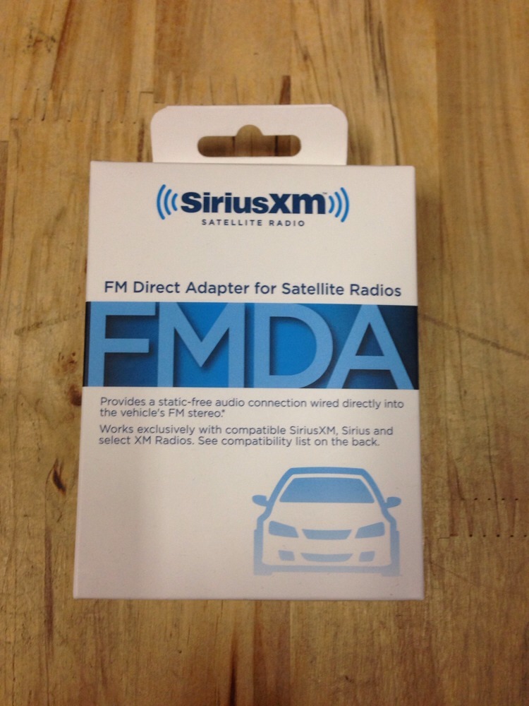 FMDA25 FM Direct Adapter for all Sirius XM Radios w/ FM Out (New)