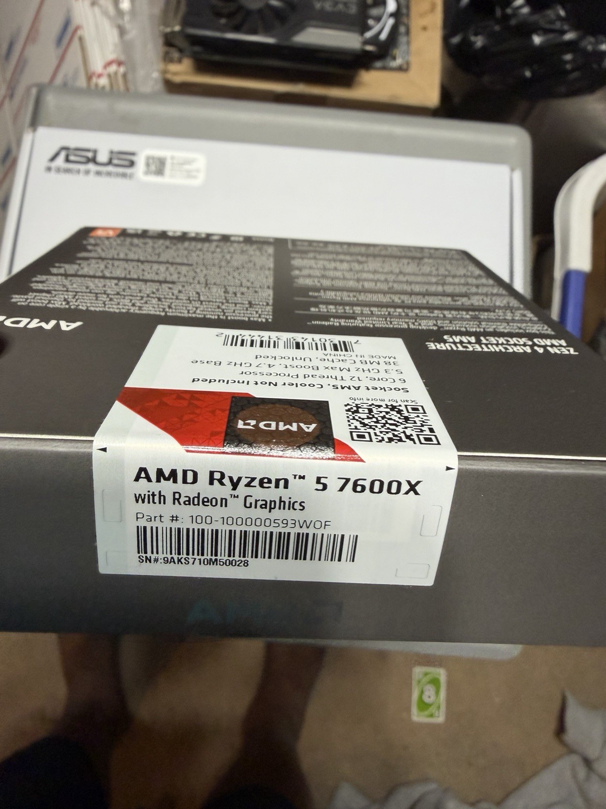 CPU + Motherboard Combo - AMD Ryzen™ 5 7600X + ASUS B850 MAX Gaming WiFi W