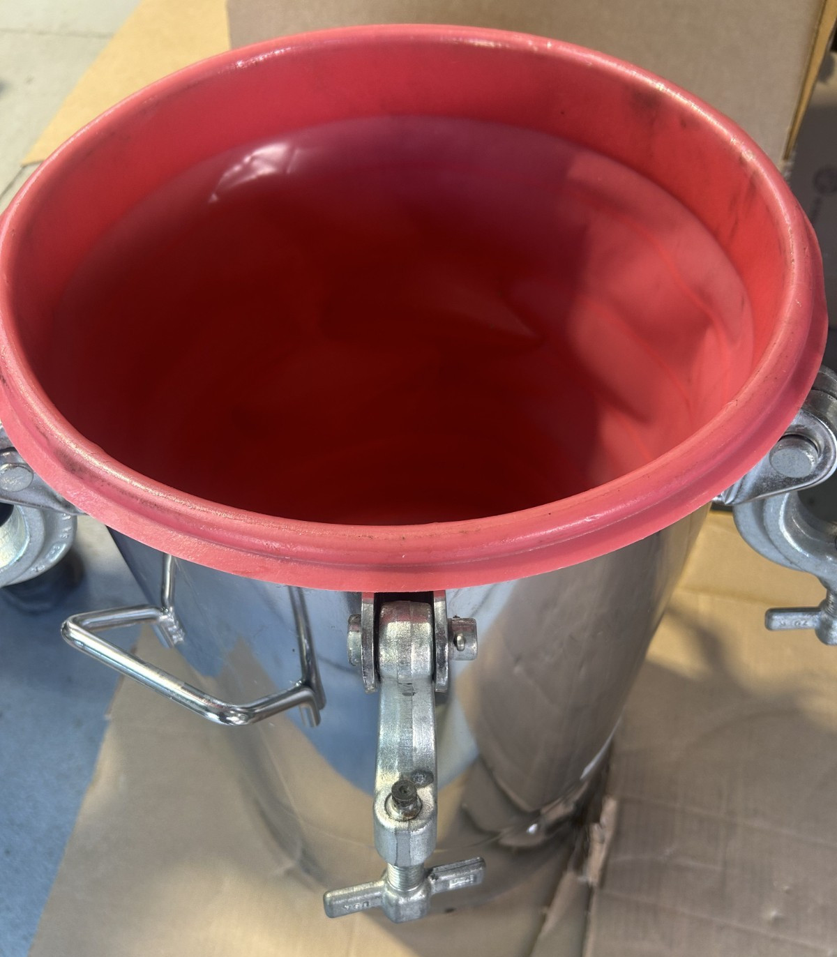 GRACO 236150 10 Gallon High Pressure Tank (HVLP) Pot Series L19B STAINLESS