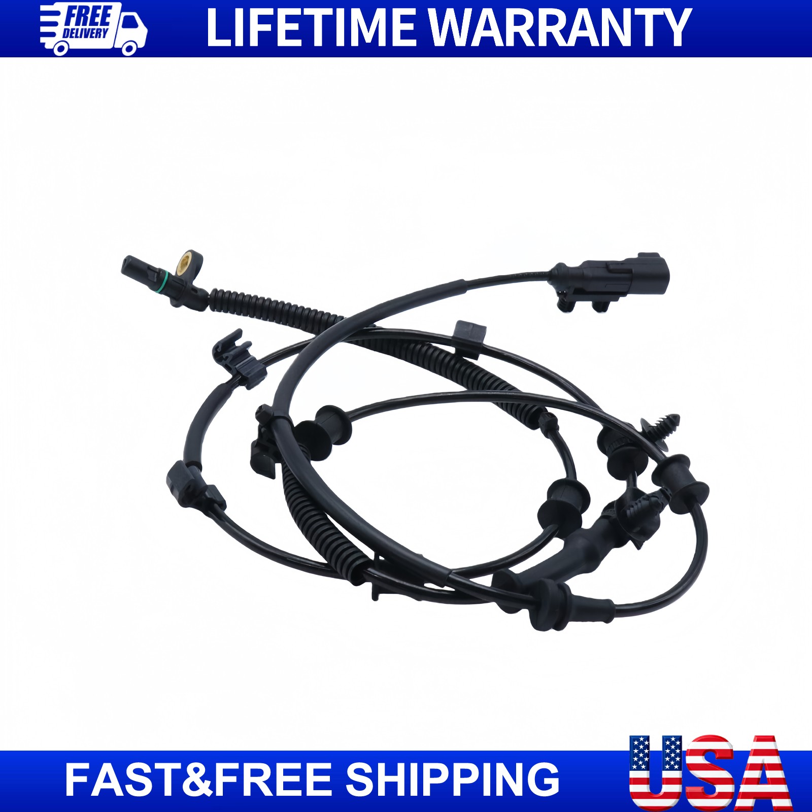 Replacement For Jeep Wrangler JL 2018-2025 Front ABS Wheel Speed Sensor Brake