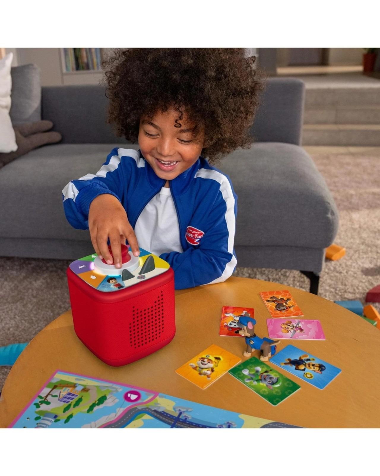 Tonies PAW Patrol Chase Toniebox 2 Play Set Sunset Red Toddler Learning Box New