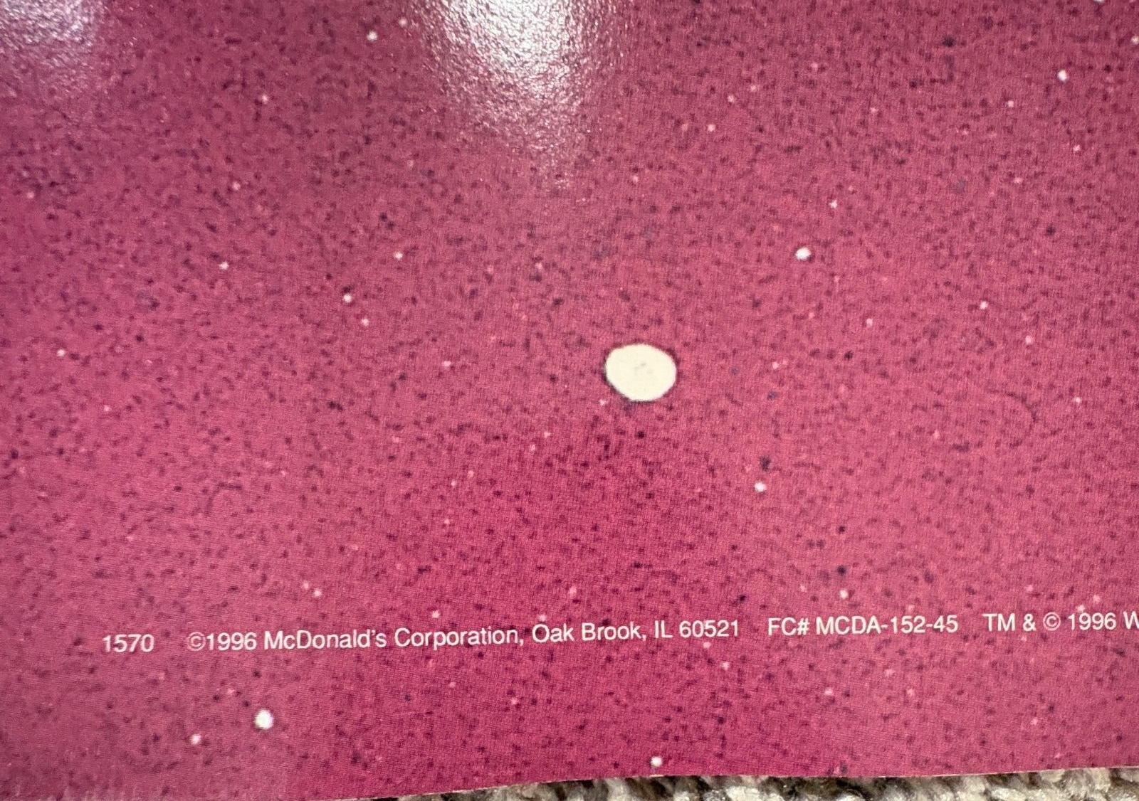 1996 McDonald's Michael Jordan New Deluxe Sandwich Display Sign 29 x 38"