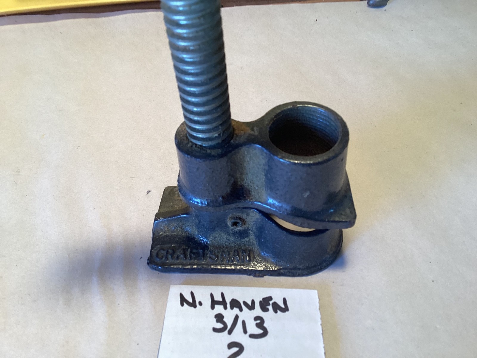 Vintage Craftsman ##6674-2 pipe clamp hand tool