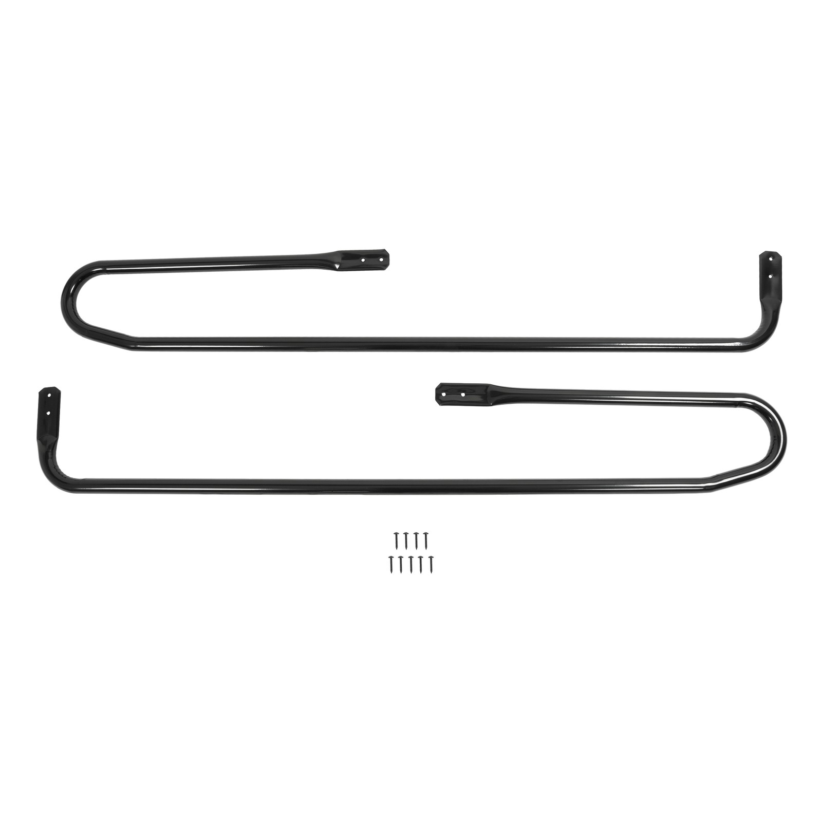 5FT Heavy Duty Step Handrail Black Steel For Indoor/Outdoor Steps & Loft Ladders