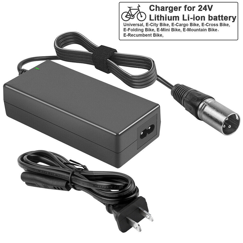 24V 2A New Electric Scooter Battery Charger for Go-Go Elite Traveller Plus HD US