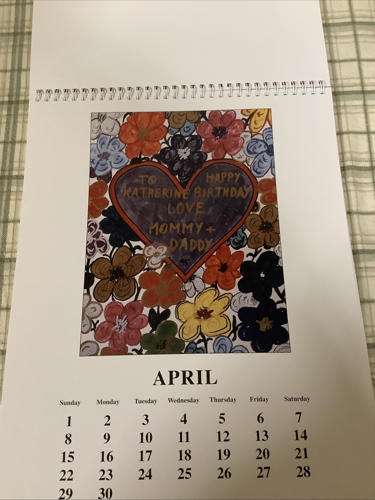 Rare Arnold Schwarzenegger 2007 Holiday Calendar Of His Art W/ Signed Letter