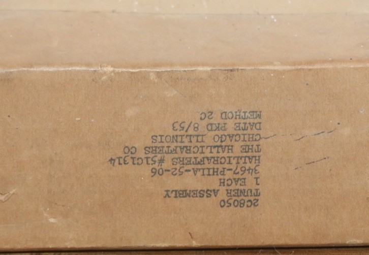 New Old Stock Hallicrafters TU-51 HF Radio Transmitter Tuning Unit TU51 BC610