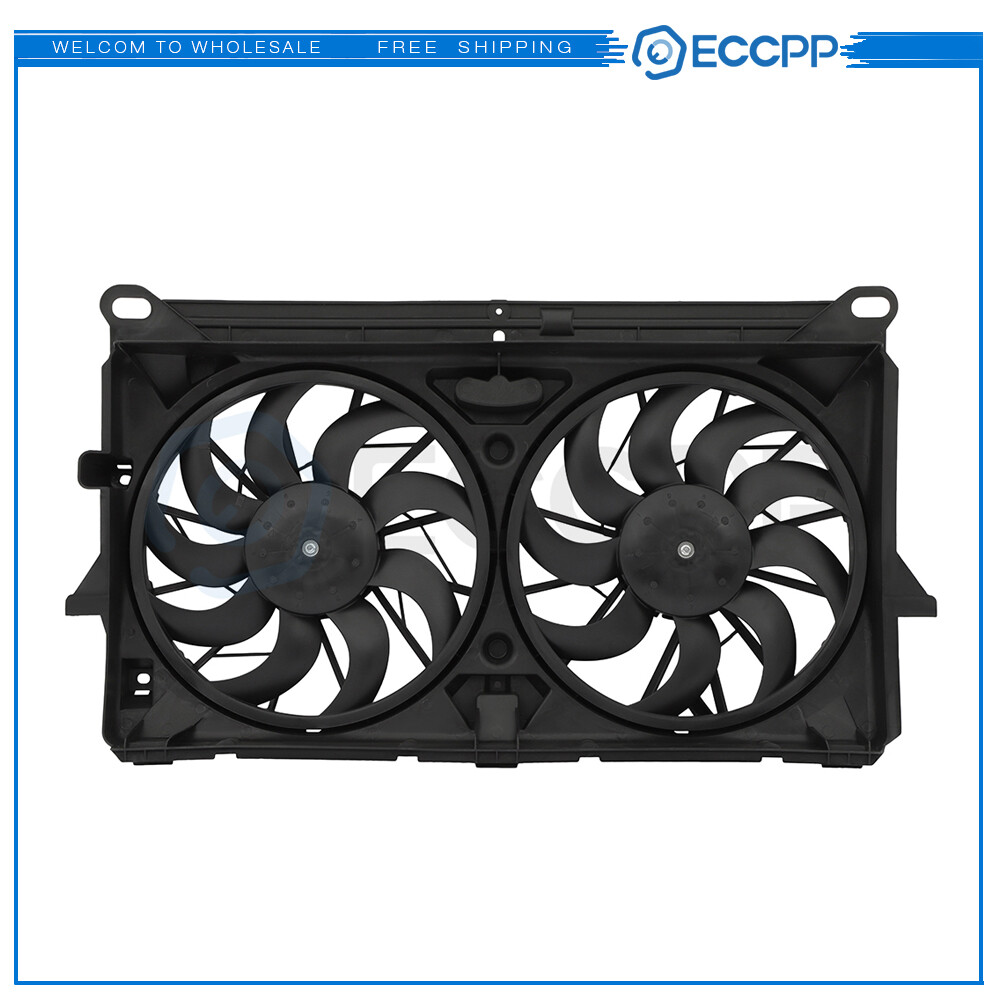 Electric Radiator Condenser Cooling Fan For 05-06 GMC Yukon XL 1500 06 GMC Yukon