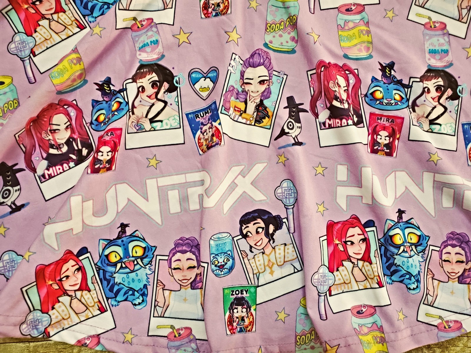 K-pop twirl dress, Huntrix dress, K pop Demon Hunters dress. Rumi, Mira, Zoey dr