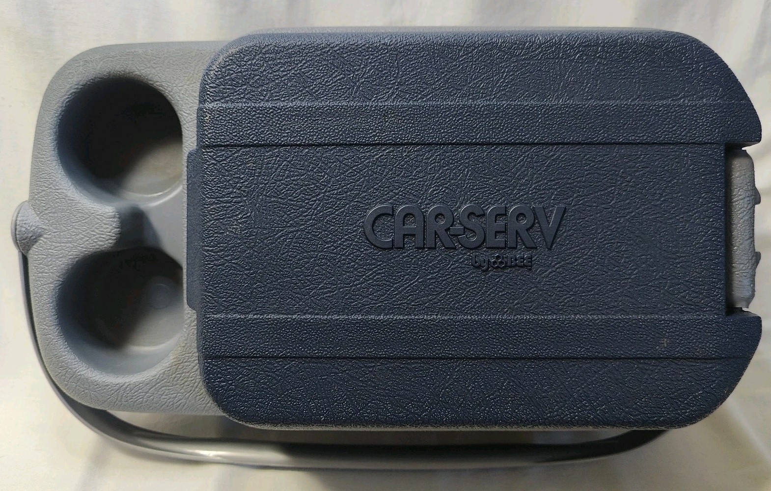 Vintage CAR-SERV Console Cooler w/ Cup Holders! Armrest Teamsters Union GUC RARE