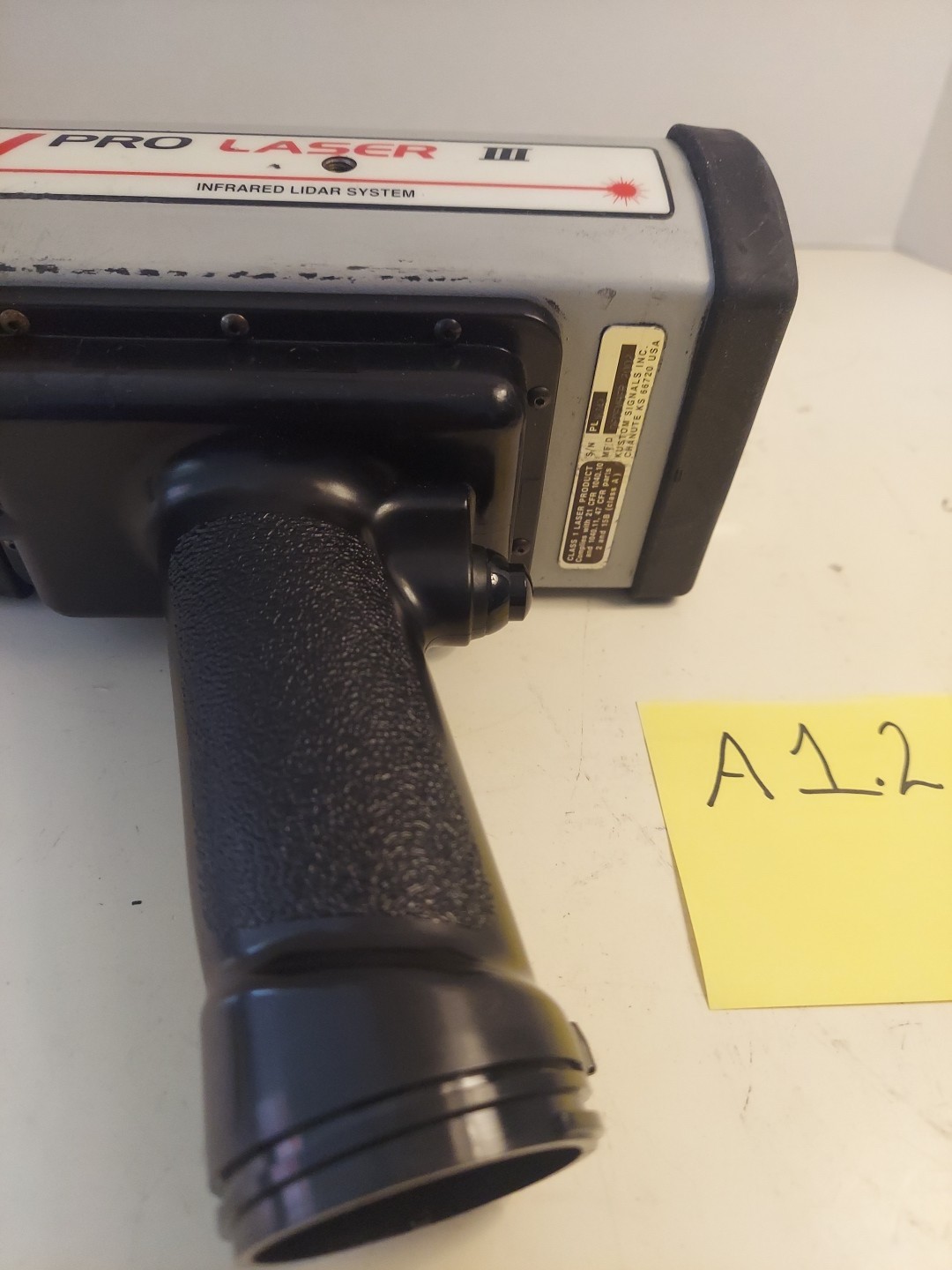 Kustom Signals Pro Laser III Infrared LIDAR System, Read