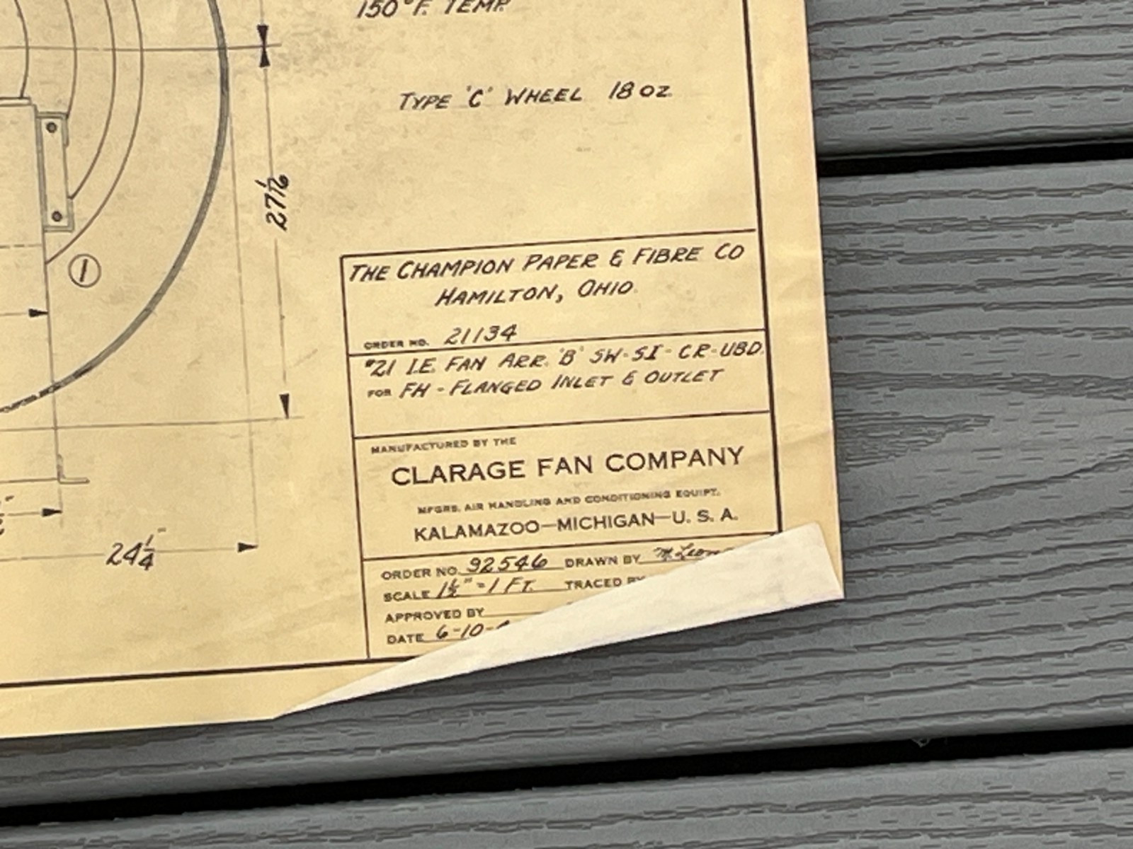 Lot 7 Vtg Industrial Blueprints Champion Paper Dorr Blue Print Cleveland Adka