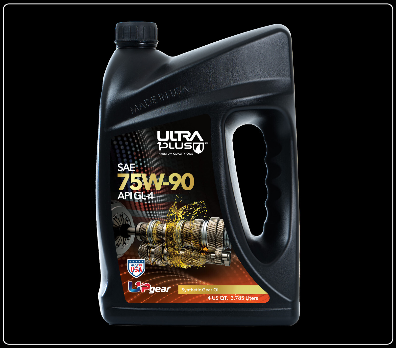 Ultra1Plus SAE 75W-90 Synthetic Gear Oil, API GL-4 (Gallon - 4 QTS)