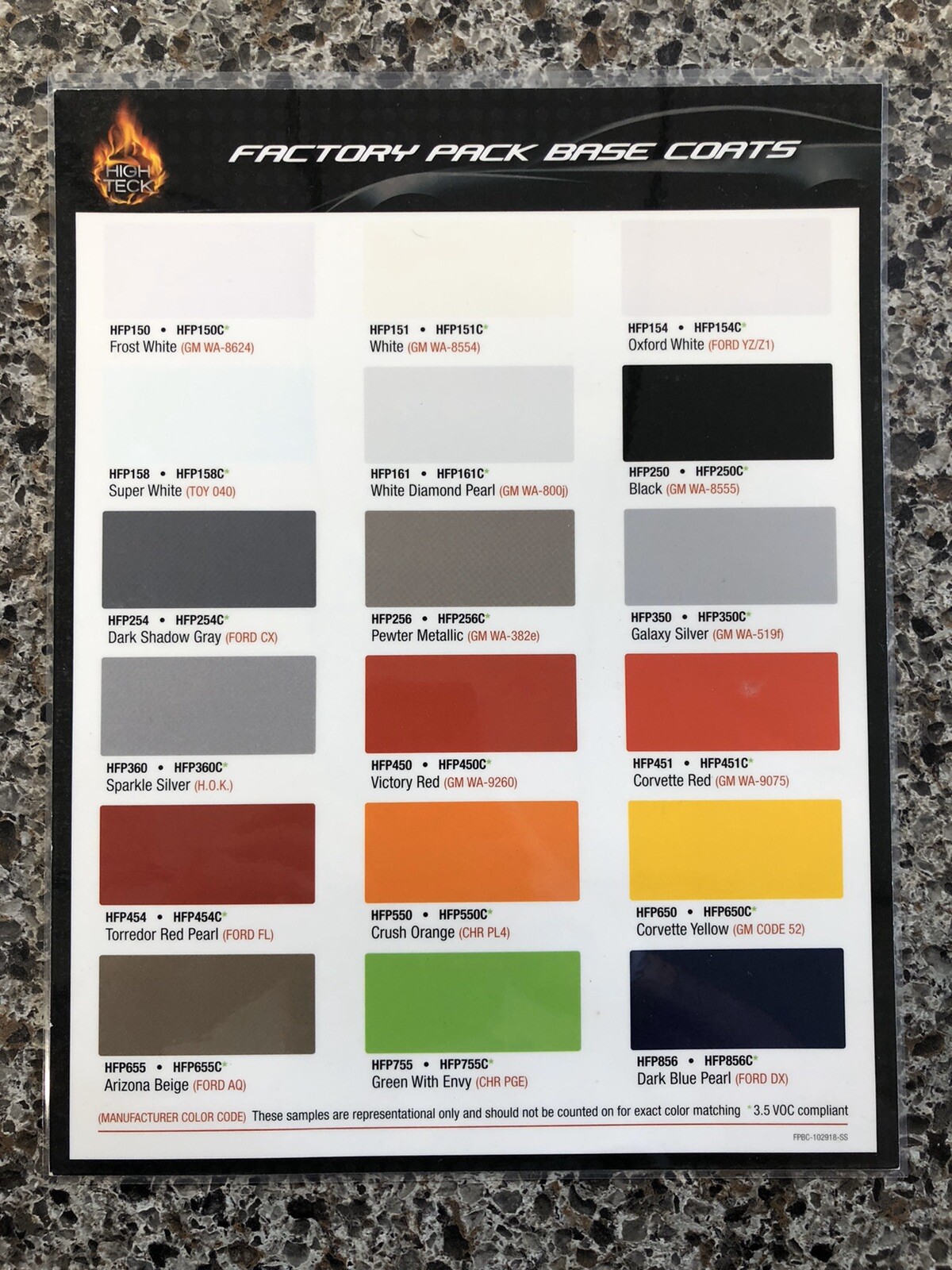 GM Code WA9260 Victory Red Basecoat and Gal Clear Kit w activator