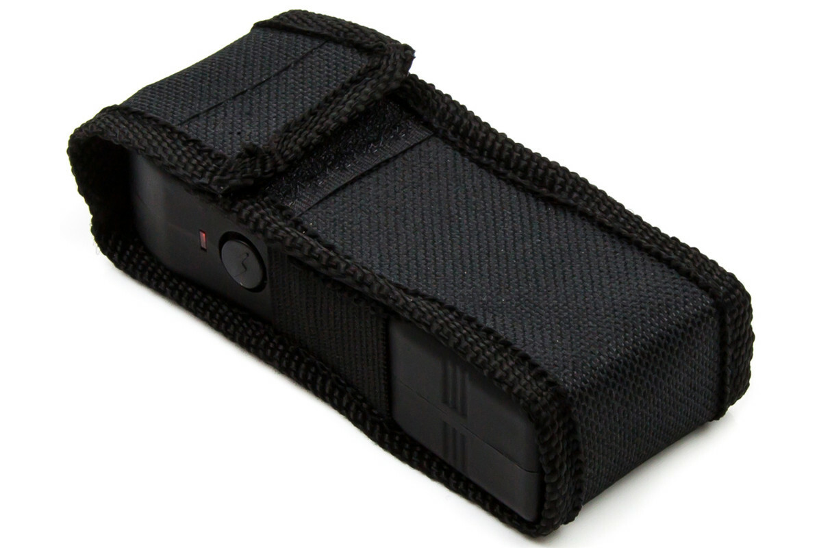 POLICE Stun Gun 398 Mini Rechargeable LED Flashlight Black