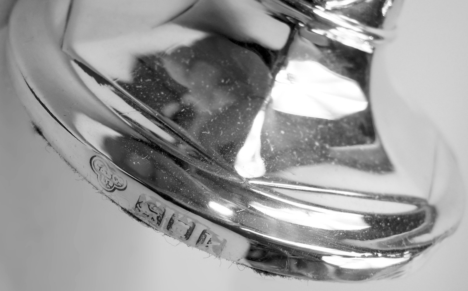 Goldsmiths & Silversmiths Candlesticks Antique English Sterling Silver 1905