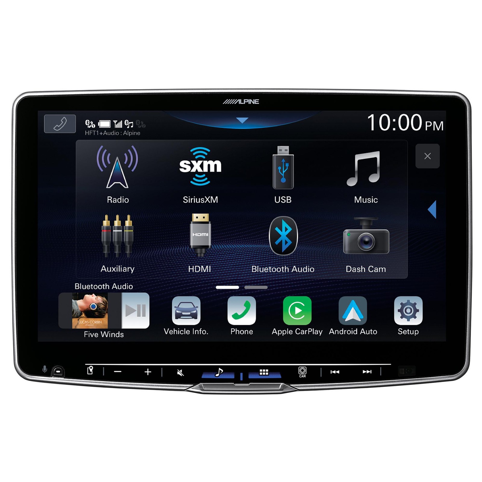 Alpine ILX-F511 Halo11 Multimedia Receiver w/11" Touch Display & SXV300v1 Tuner