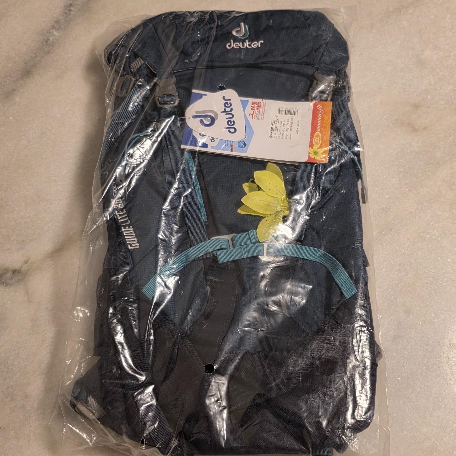 Deuter Guide Lite 28 SL Mountaineering Backpack Women's Blue Outdoor Camping