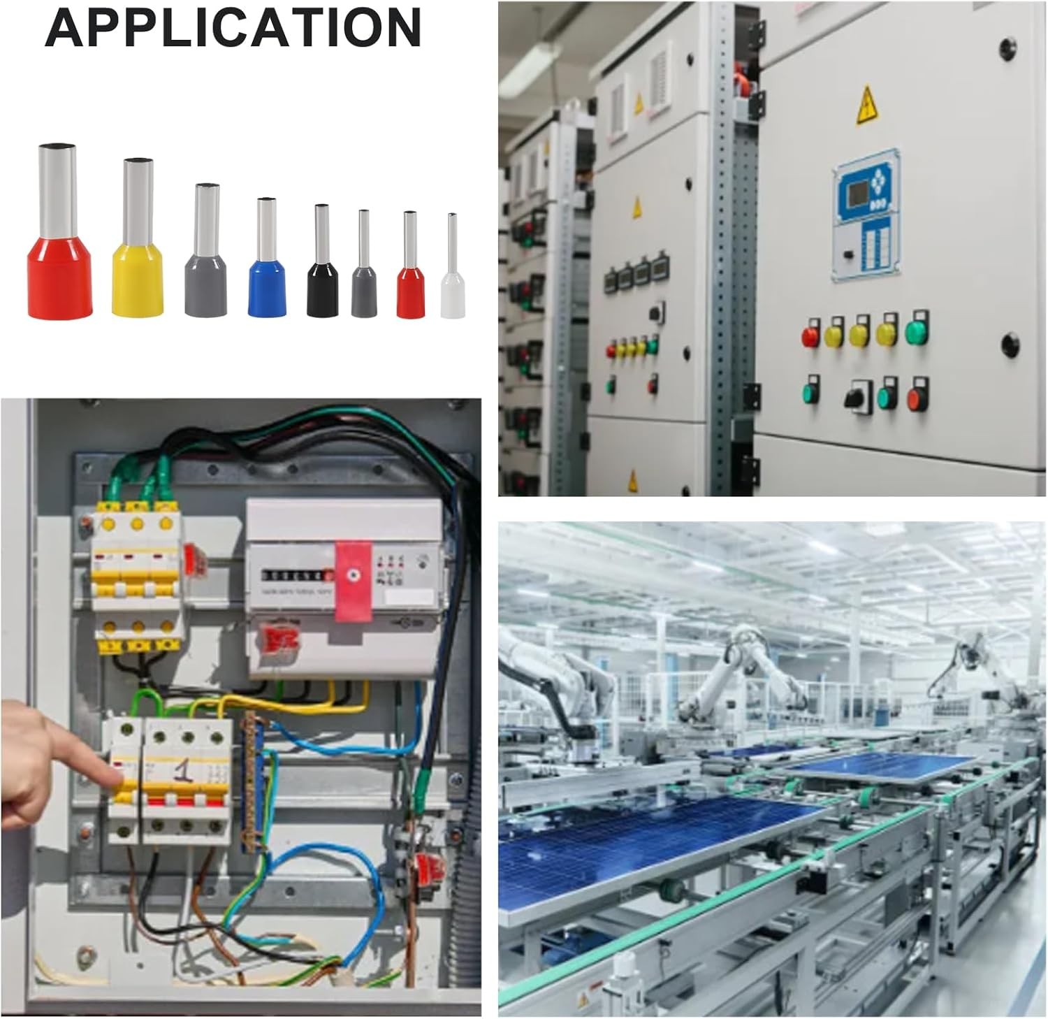 Ferrule Crimping Tool Kit Self-adjustable Wire Crimper Pliers 1200pcs Terminal