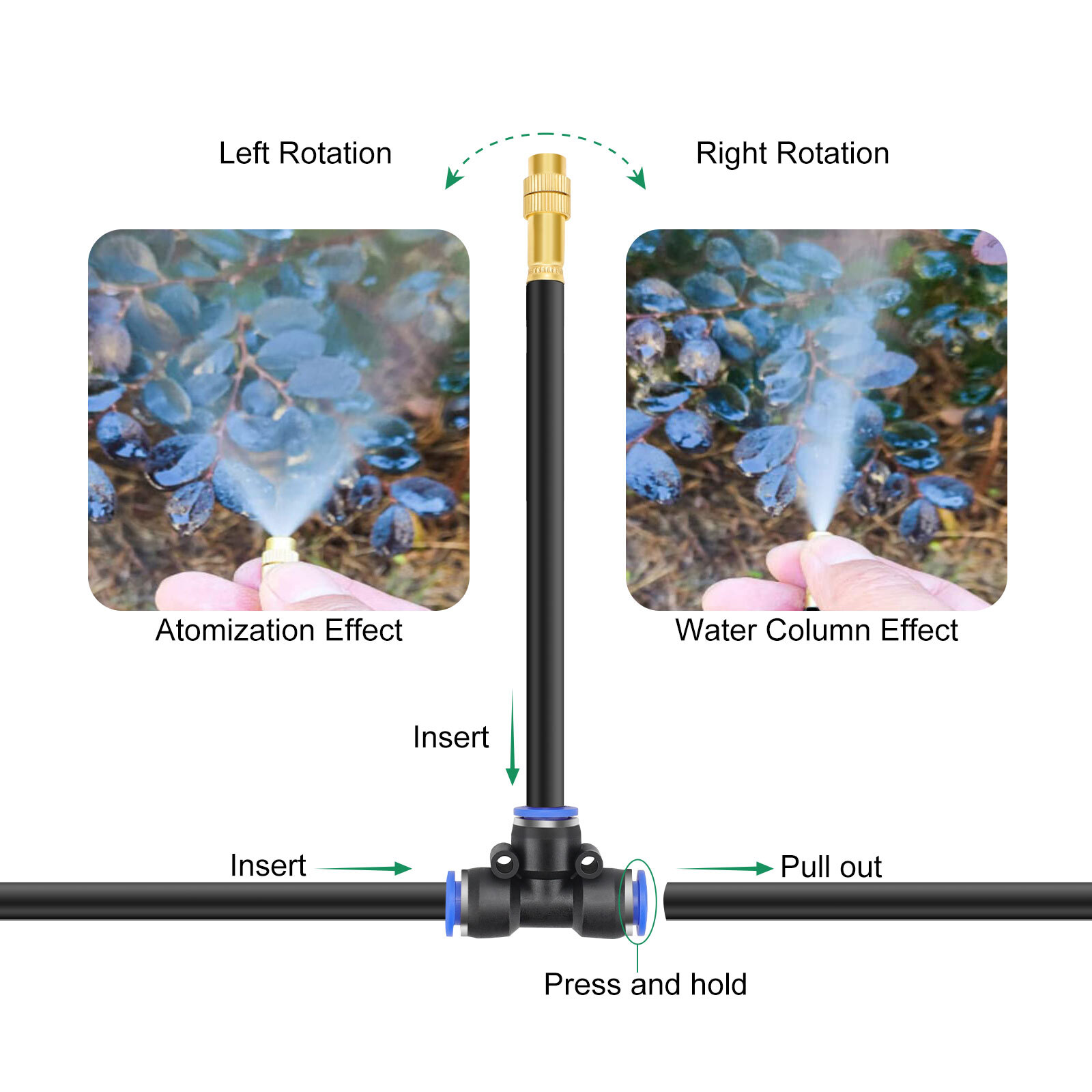 5/10pcs Drip Irrigation Kit Automatic Garden Watering Drip Nozzles Kit