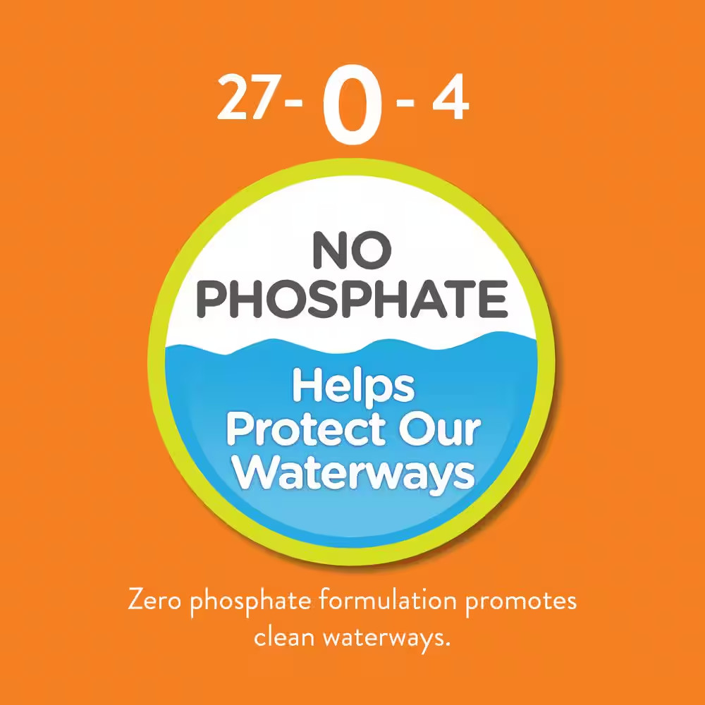 39 Lbs. Weed and Feed, Covers 15,000 Sq. Ft. (27-0-4)