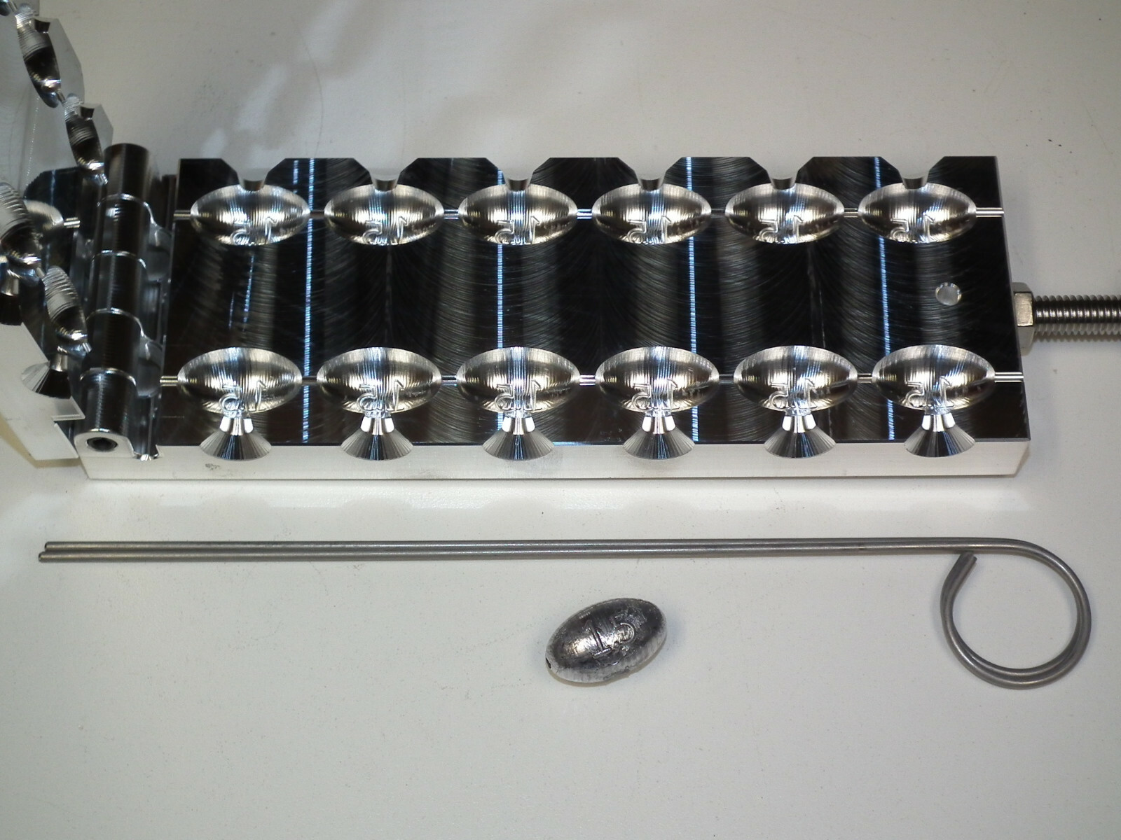 Egg Slip Sinker Multi Cavity Production molds 1/8 to 32oz Choose Size USA 3RD