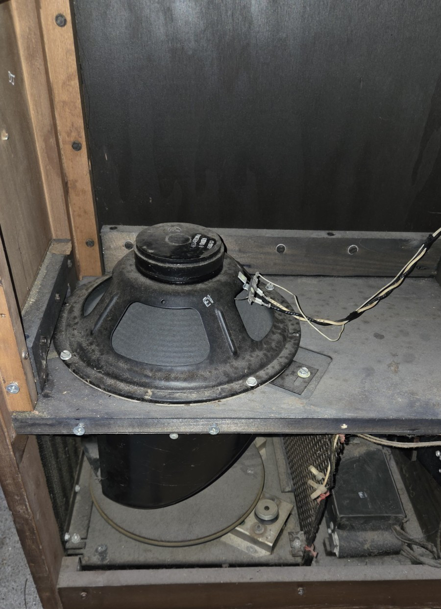 Vintage Ceramic speaker 10"Cleveland 8 Ohm Rib Cone Jensen Era Tube Amp Guitar