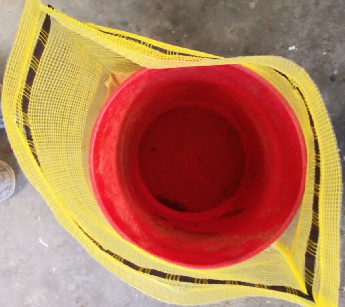 Yellow or Red Mesh Firewood Bags Purple Kindling Bags .75 or 1 Cubic Ft sizes