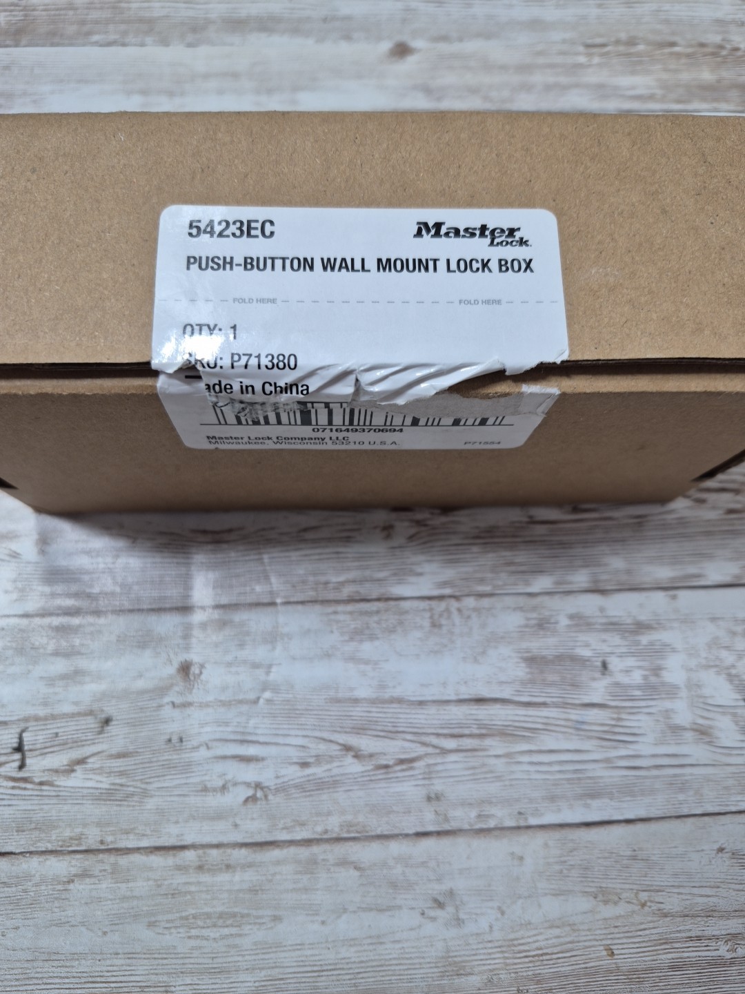 Master Lock 5423EC Wall Mount Push Button Lock Box