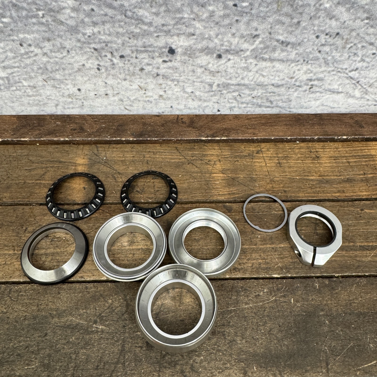 Odyssey Toro Pro 1 1/8 Threaded Headset 34mm 90s MTB Silver NOS Needle Bearings