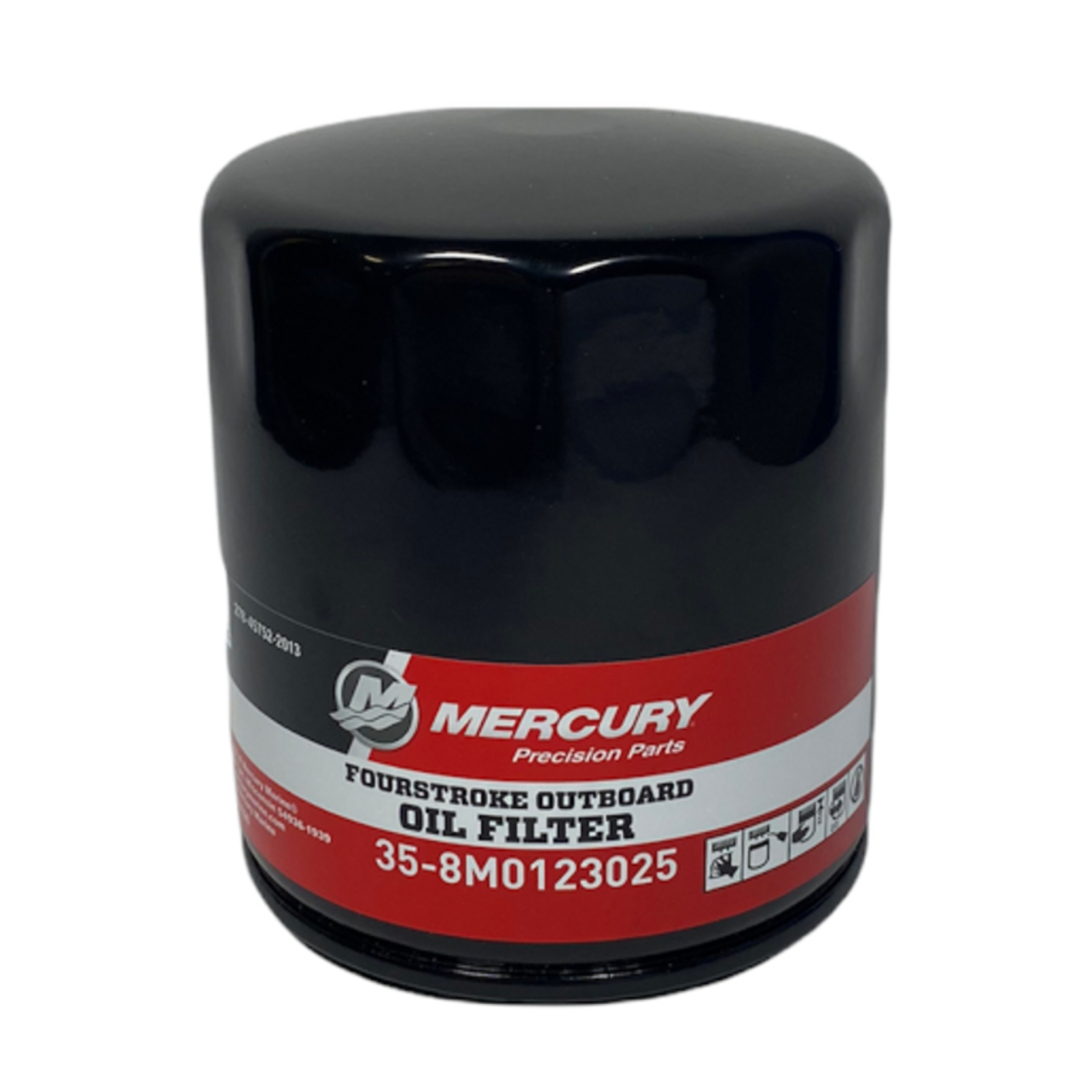 Mercury Marine New OEM 175 to 300 HP V6 & V8 Outboard Oil Filter, 35-8M0123025
