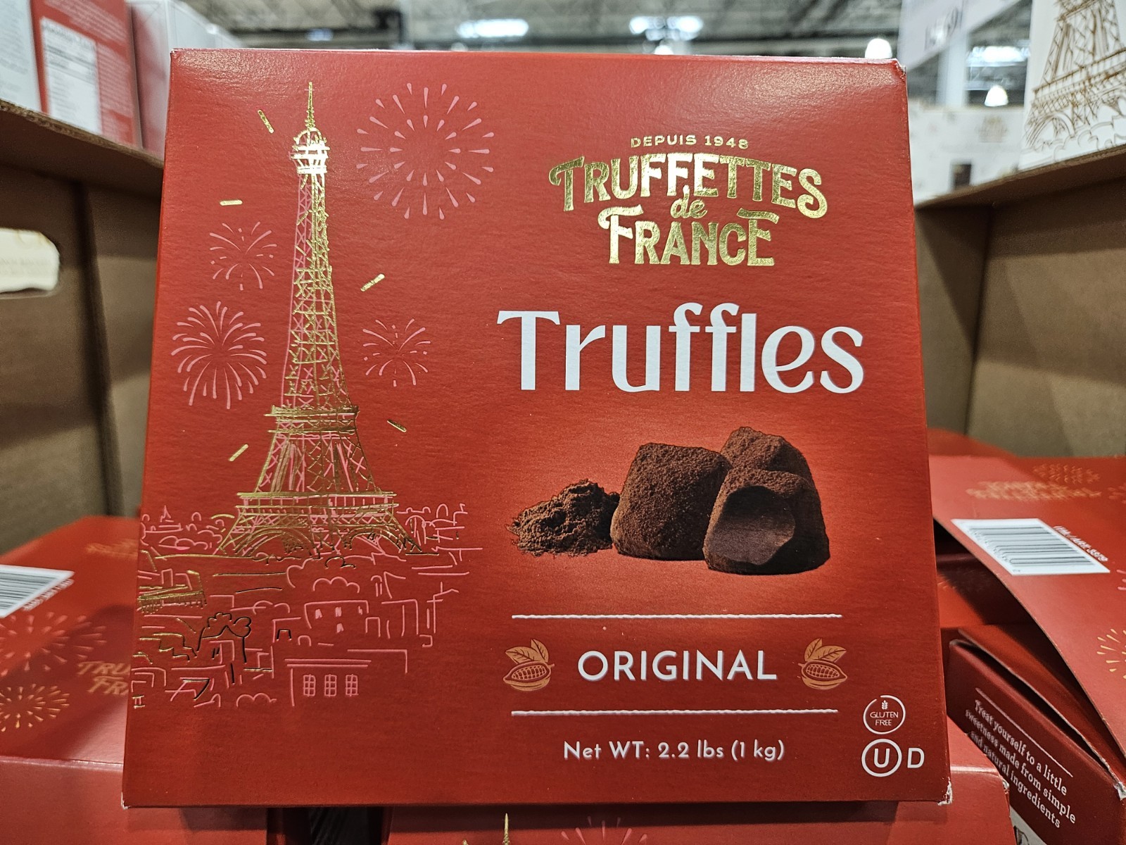 Truffettes De France Truffles Dusted With Cocoa Powder 2.2 Lb,Kosher Gluten Free