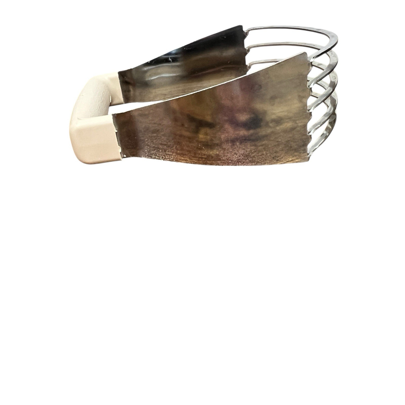 EKCO Pastry Cutter Dough Blender Chopper Chromium Plated Cream Handle USA VTG