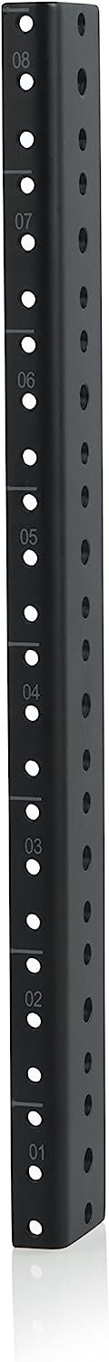 Gator Rackworks Heavy Duty Steel Rack Rail Set; 8U Rack Size (GRW-RACKRAIL-08U)