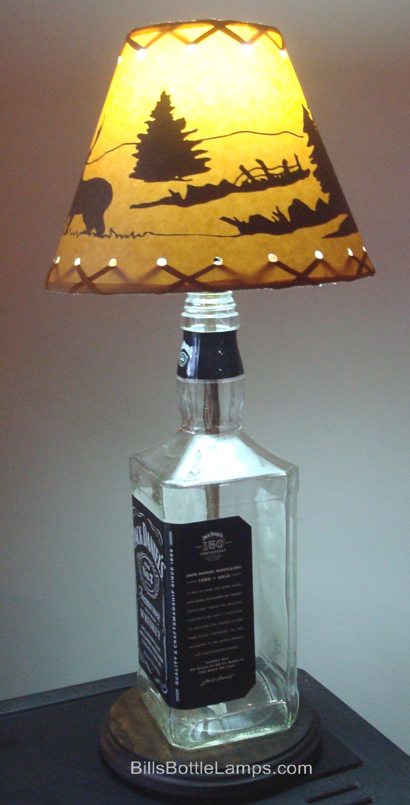 Rustic "Bulb Clip" DEER Scene Table Desk Light LAMP SHADE Cottage Cabin Decor
