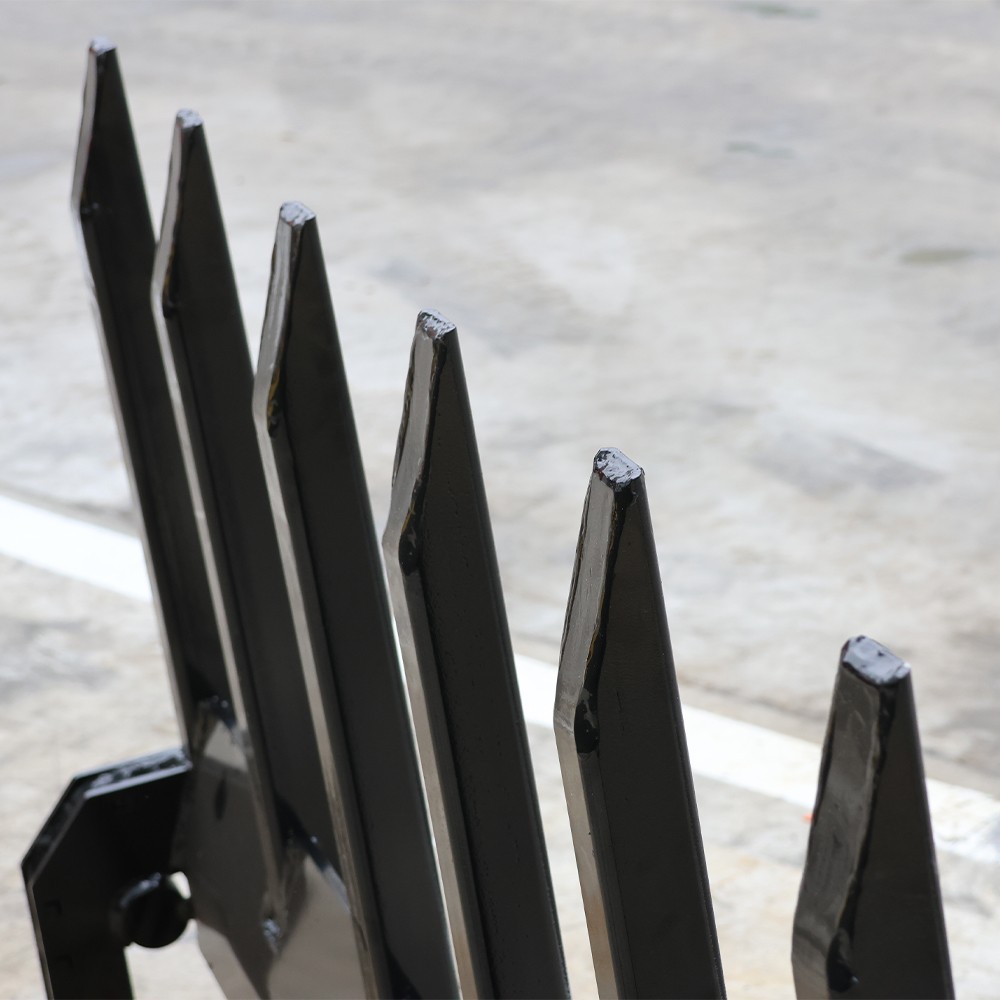 60" Clamp Debris Forks Tractor Skid Steer Loader Bucket Pallet Forks Heavy Steel