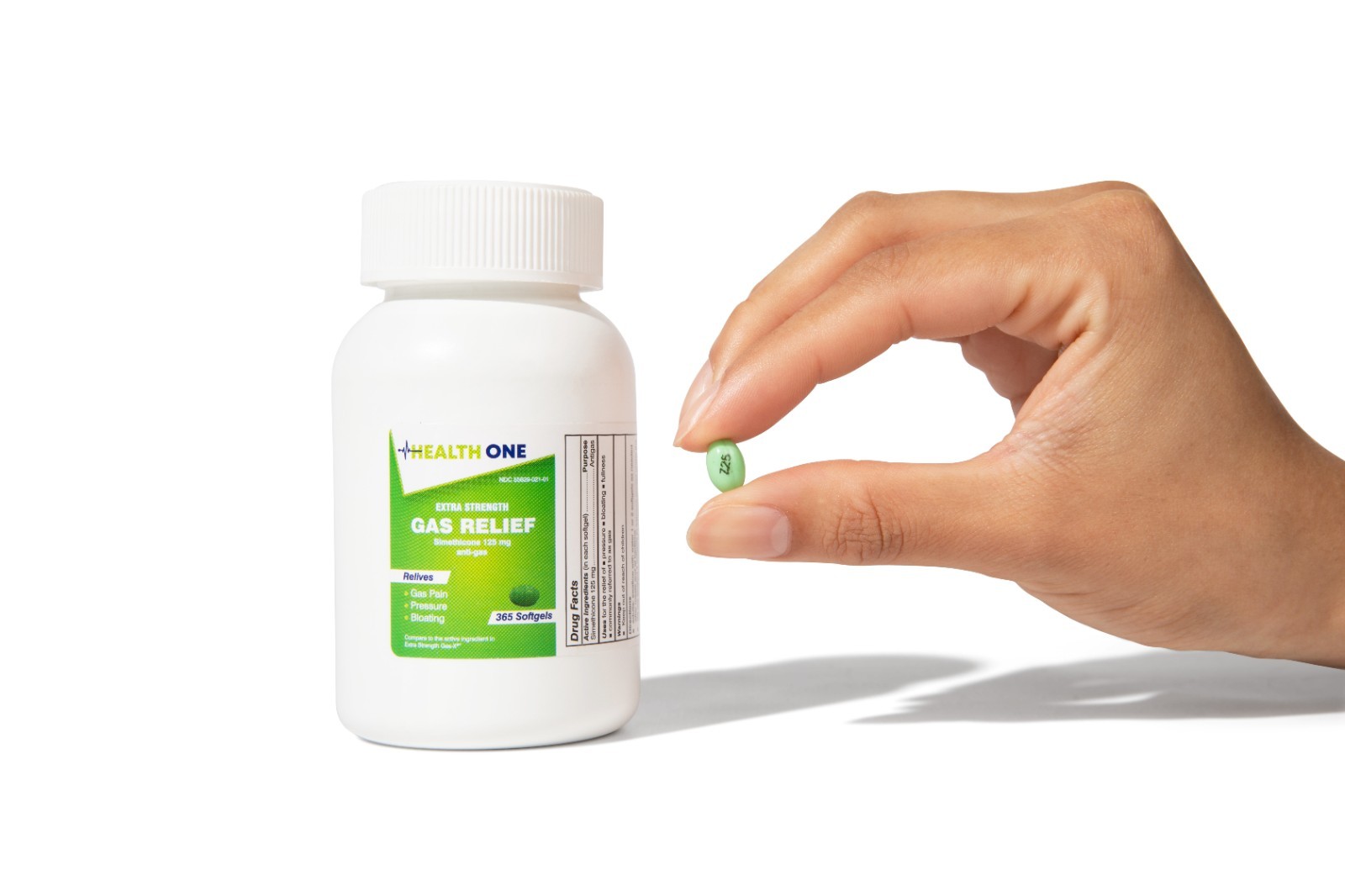 Extra Strength Gas Relief, 125mg Simethicone, 365 Softgels