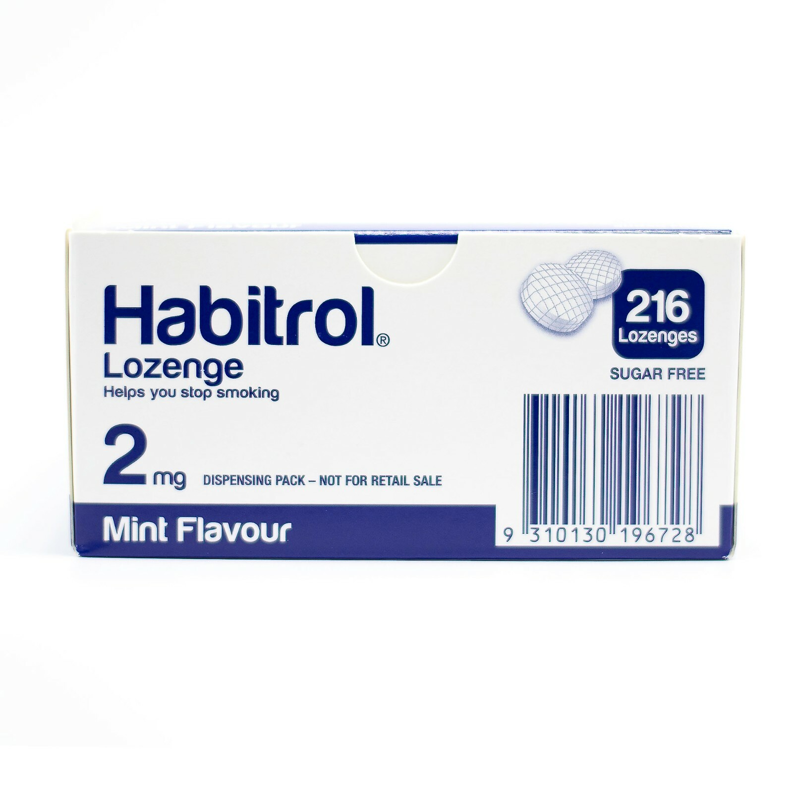 Habitrol Nicotine Lozenge 2mg MINT (1296 total pieces, 6 boxes) NEW 05/2024
