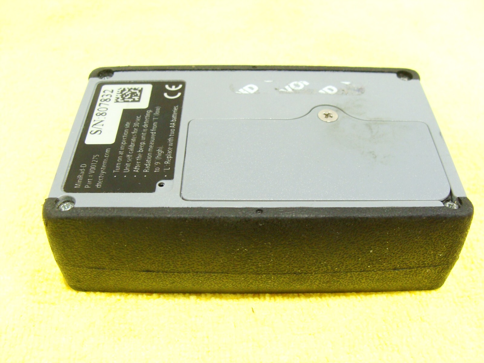 D-tect MiniRad-D Mini Rad-D Portable Rugged Personal Radiation Detector MRC 951