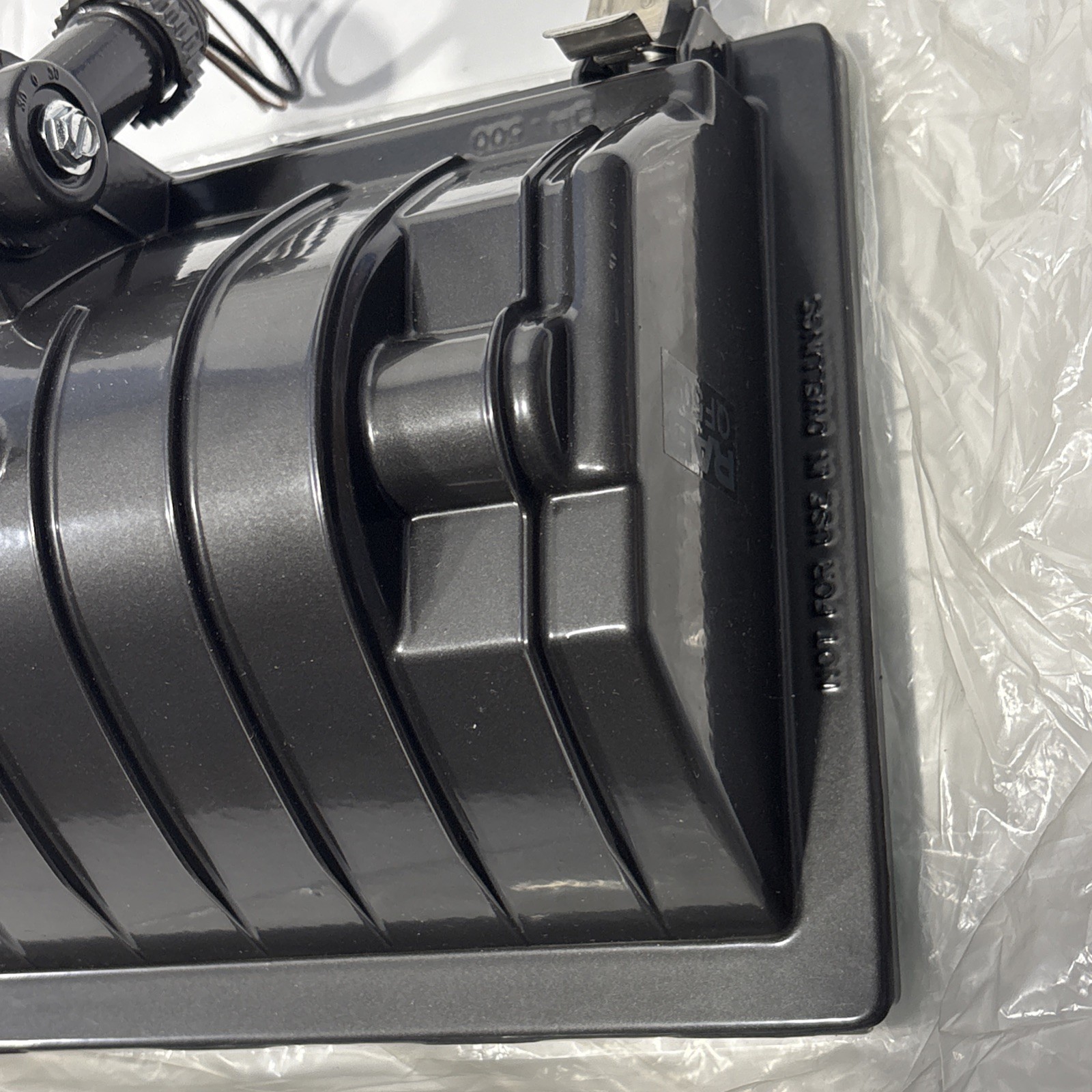 RAB QF500 Bronze Quartz Halogen Outdoor Floodlight lamp, Unused-Missing Bulb