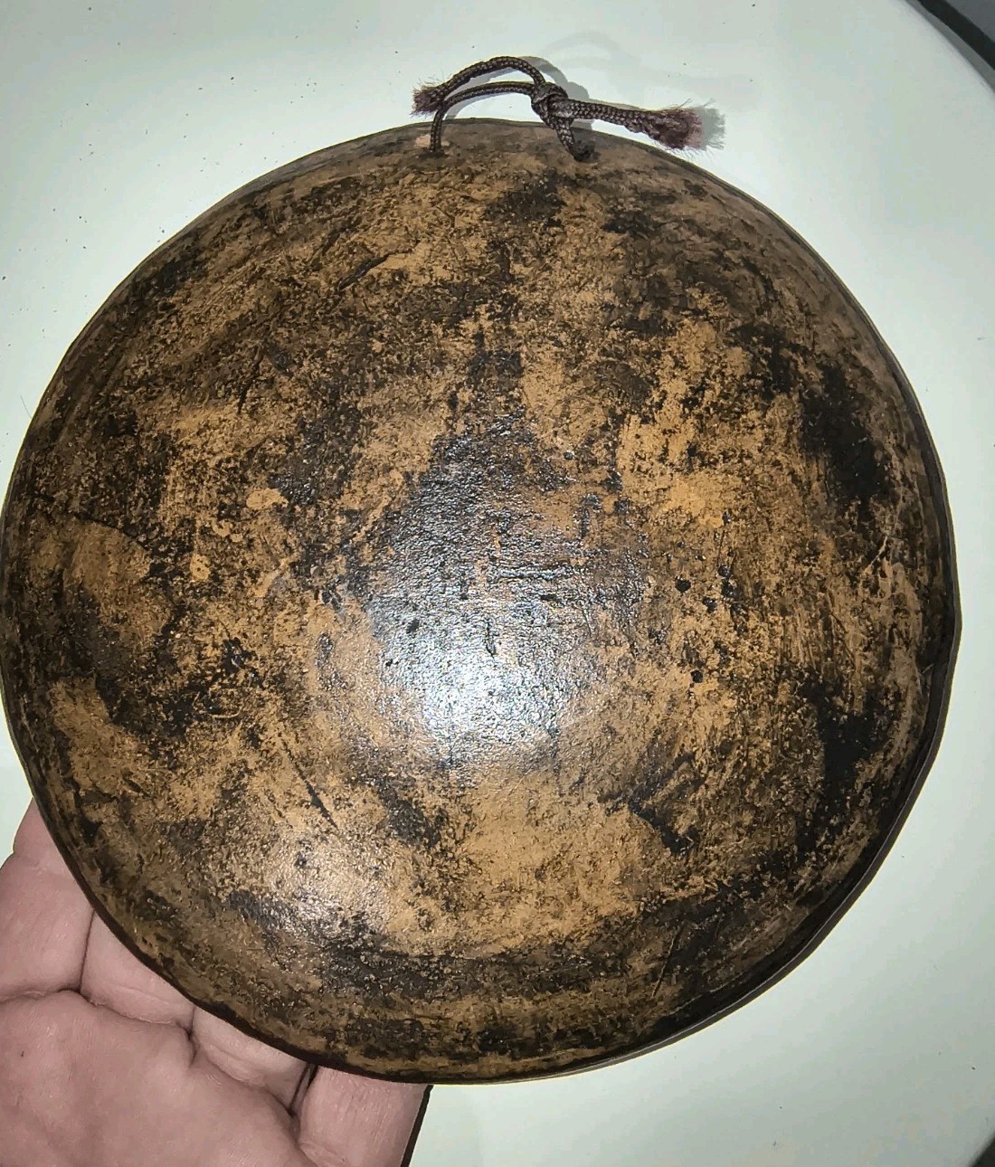 Chinchero Cusco Peru 6" Hand Painted Wall Hanging Plate With Llama & Dancing Men