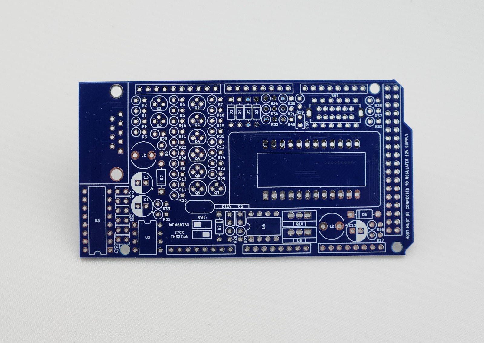 HV EPROM programmer PCB for 2708 2704 TMS2716 MCM68764 MCM68766 Original Length