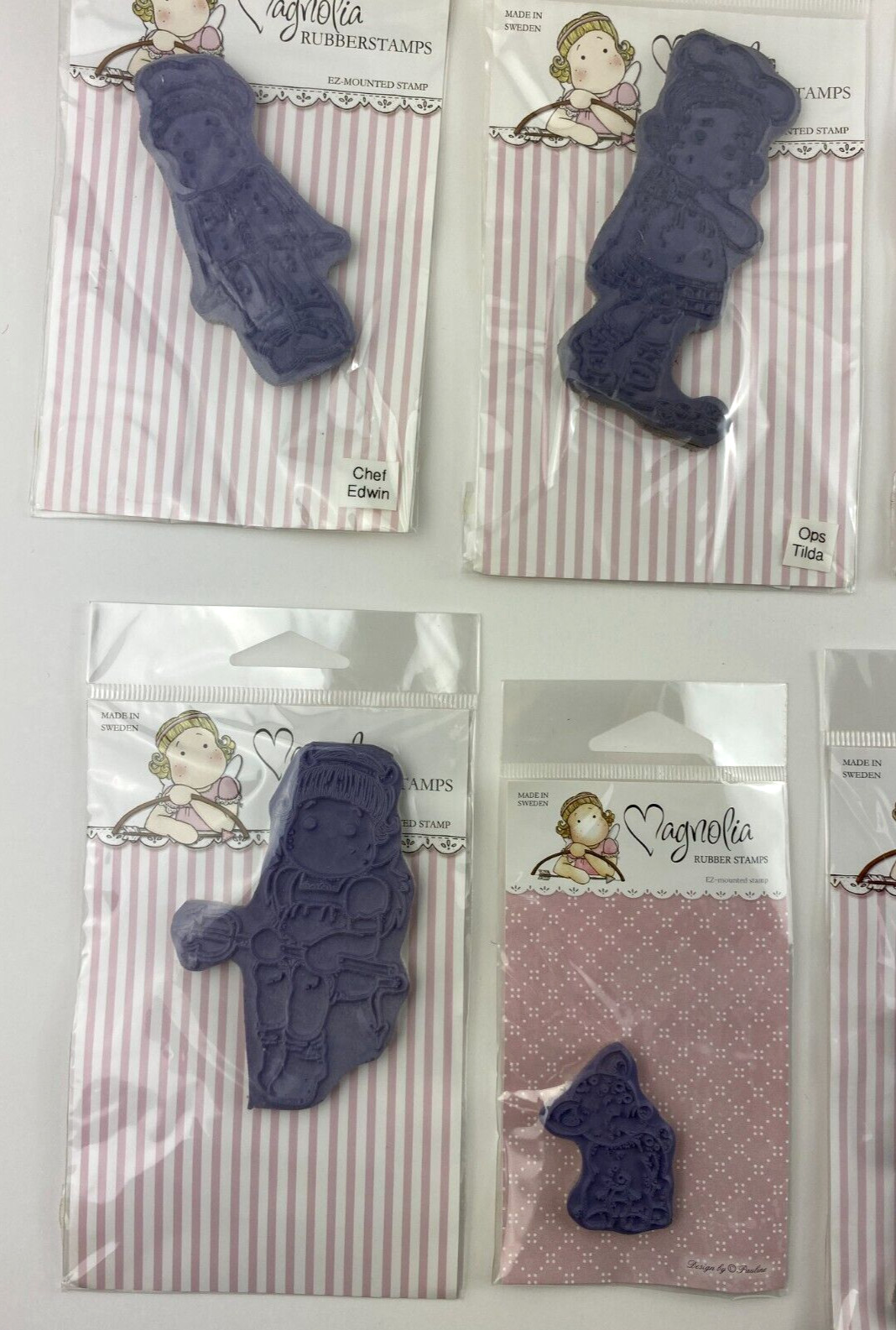 Magnolia (LOT OF 10) Rubber Stamps Assorted #18