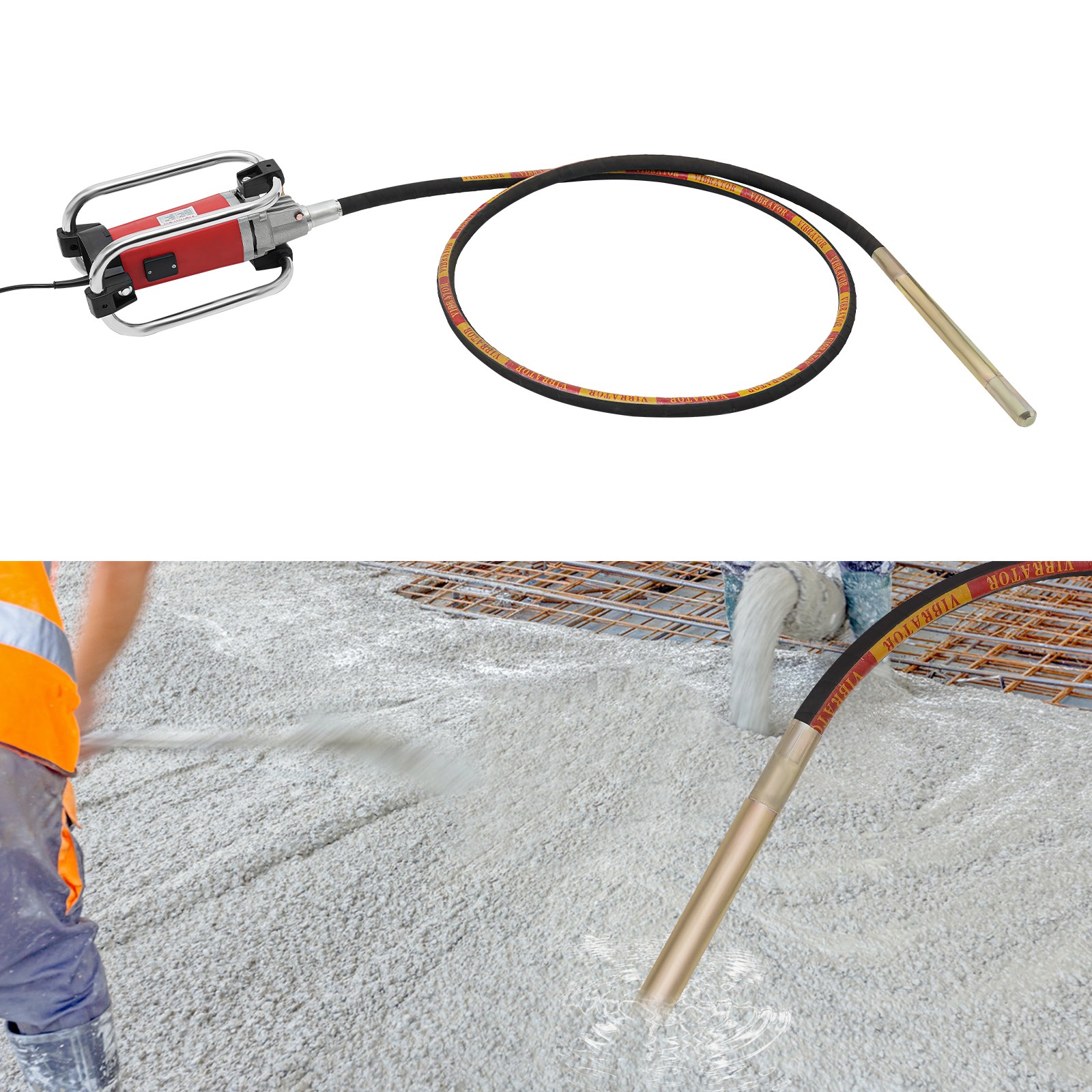 Concrete Vibrator Concrete Vibrating Hand Held Electric Concrete Vibrating Tool