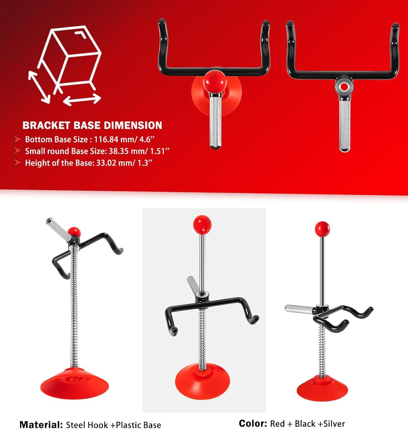 14in Car Alignment Rack Steering Wheel Leveling Holder Stand Alignment Tool