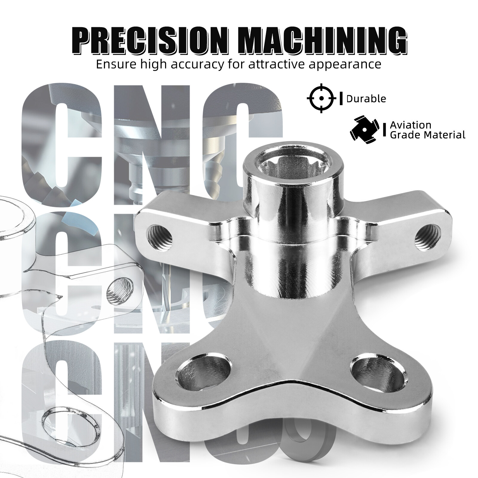 40CrMo Alloy Steel Steering Stem Pitman Arm For Yamaha Raptor 700 700R 2013-2024