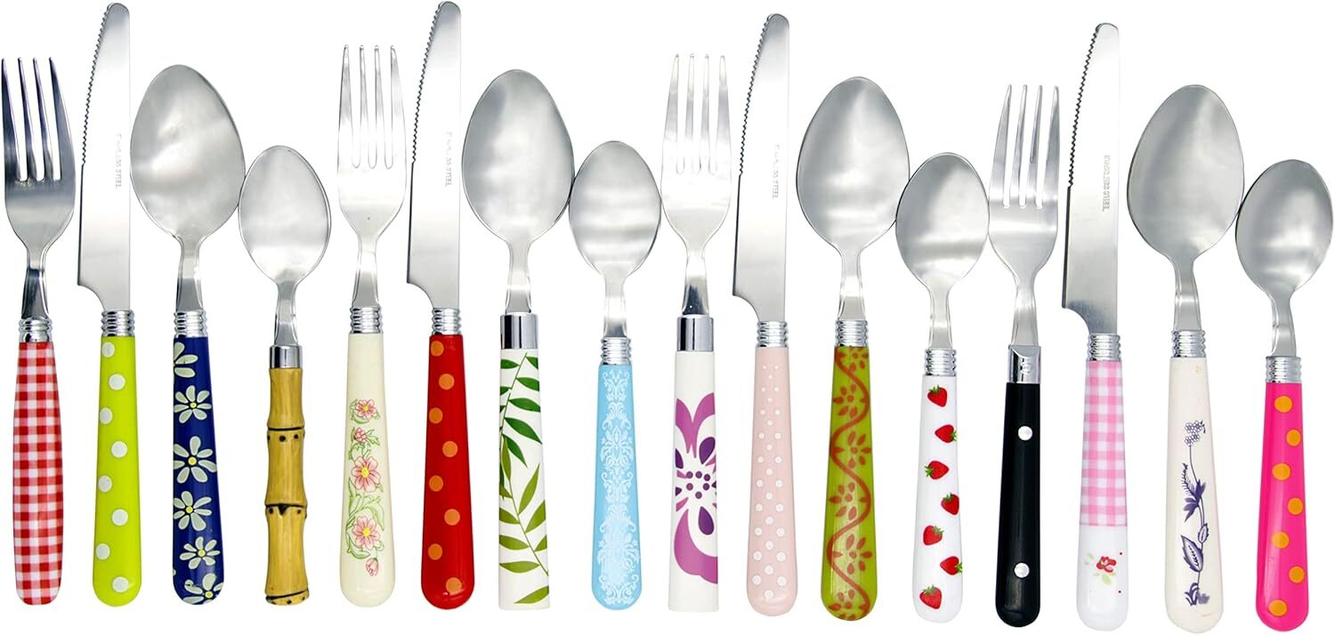 The Original Brink House Eclectic Collection Mix Match Stainless Steel Cutlery