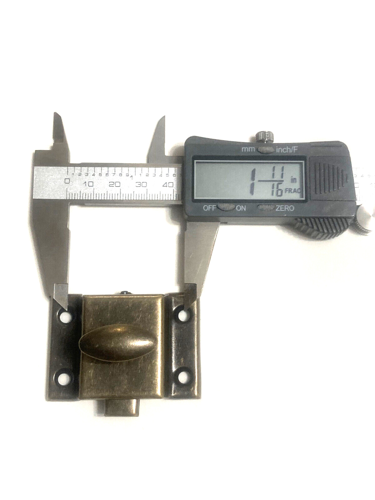 Vintage Cabinet Latch Antique Brass Finish Farm House