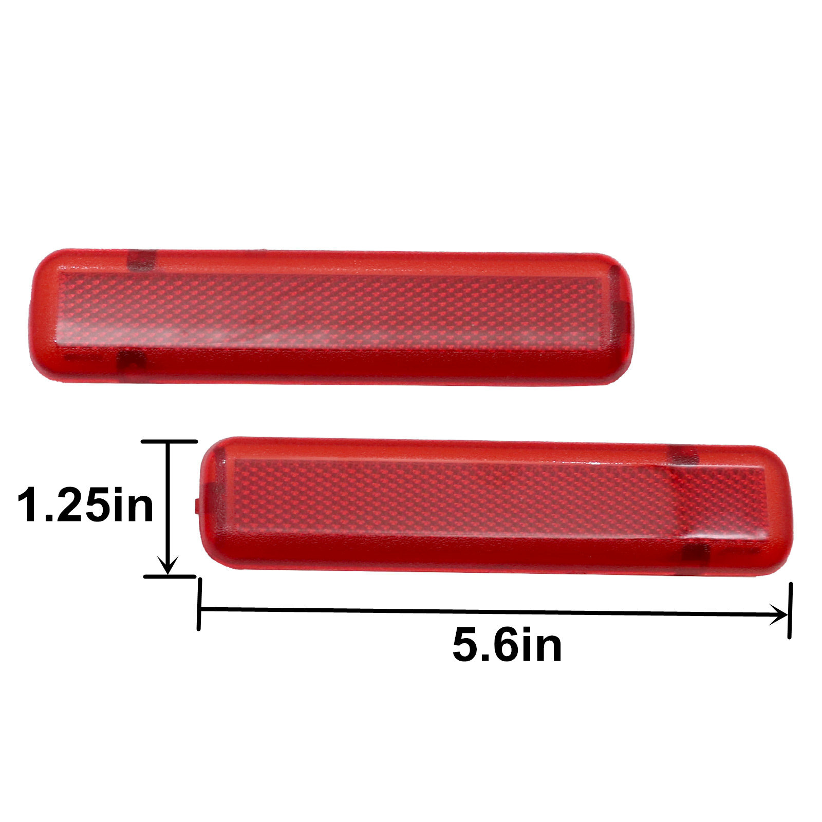 L& R Rear Inside Door Trim Reflector For Escalade Avalanche Silverado 2003-2007